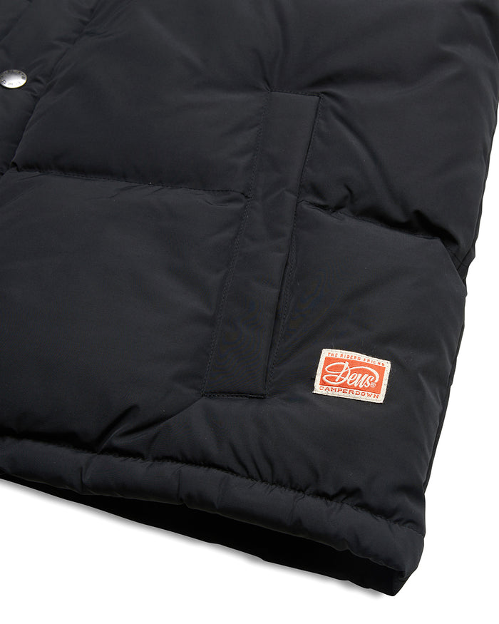 Scout Puffa Vest - Black, view 7|Flatlay