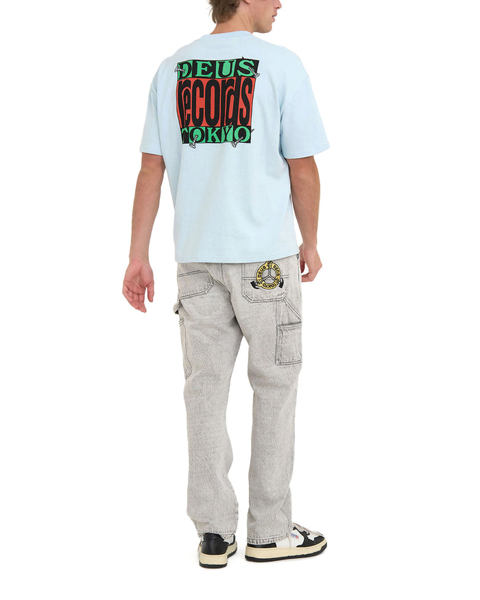 Screw Loose Tee - Illusion Blue, view 2|Model