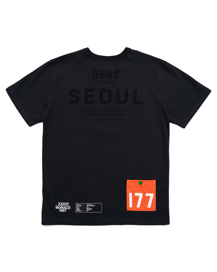 Seoul Address Tee - Anthracite, view 6|Flatlay