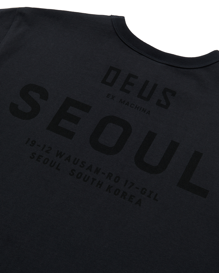 Seoul Address Tee - Anthracite, view 8|Flatlay