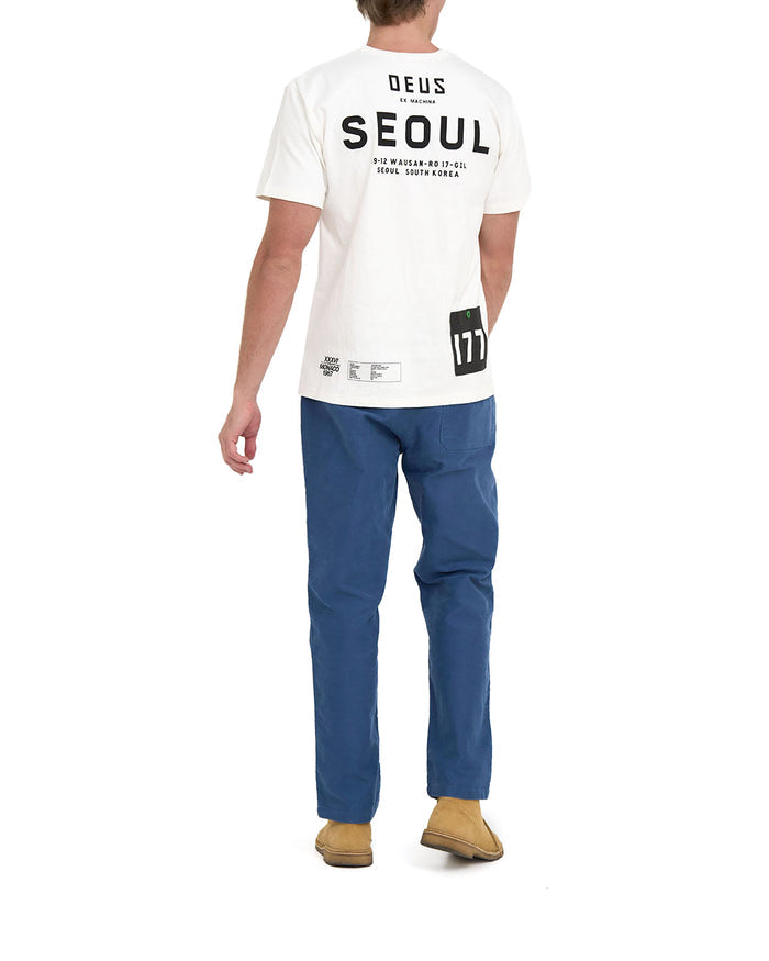 Seoul Address Tee - Vintage White, view 4|Model