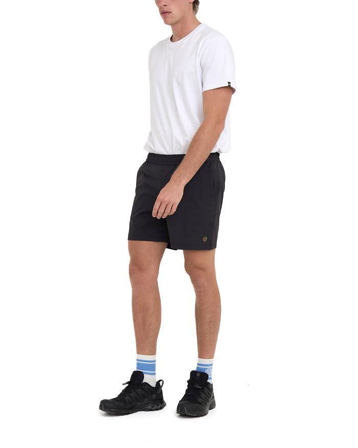 Service Cordura Swim Short - Black, view 4|Model