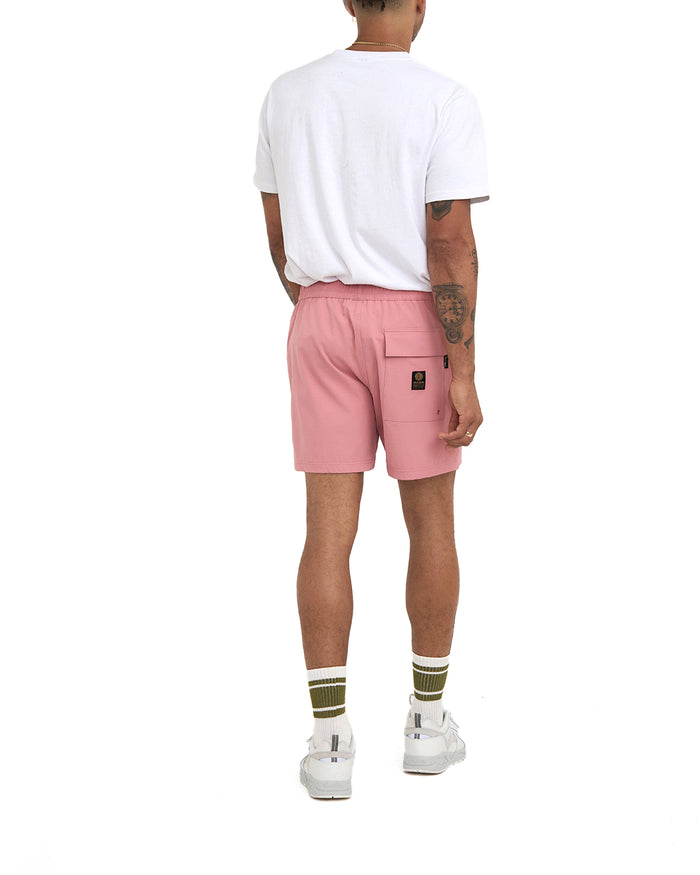 Service Cordura Swim Short - Mauve Glow, view 2|Model