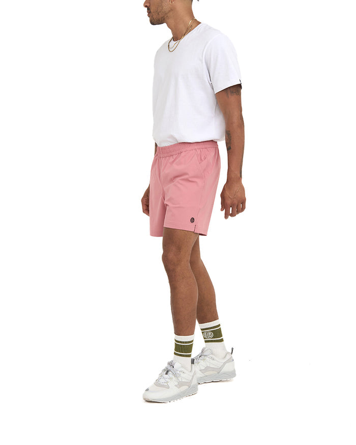 Service Cordura Swim Short - Mauve Glow, view 3|Model