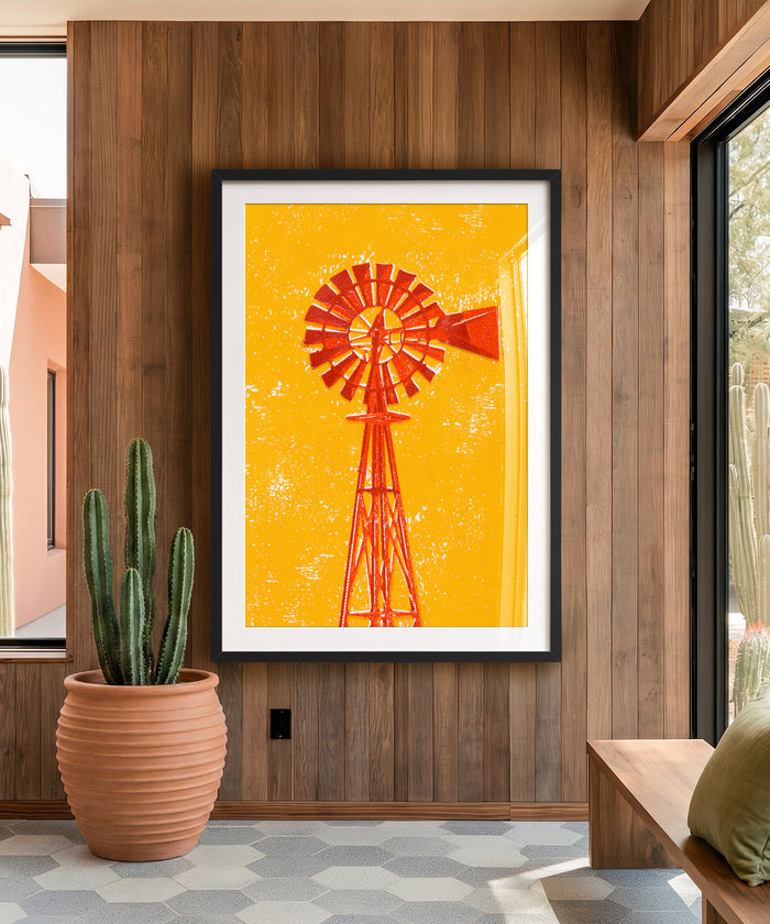 Shapes of the West - Windmill by Head West Studio