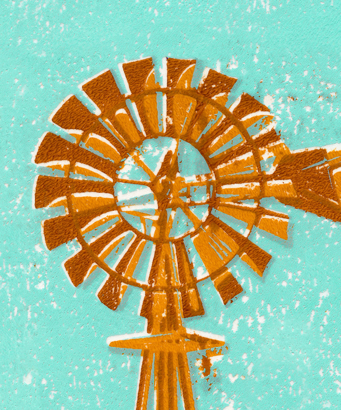 Shapes of the West - Windmill by Head West Studio