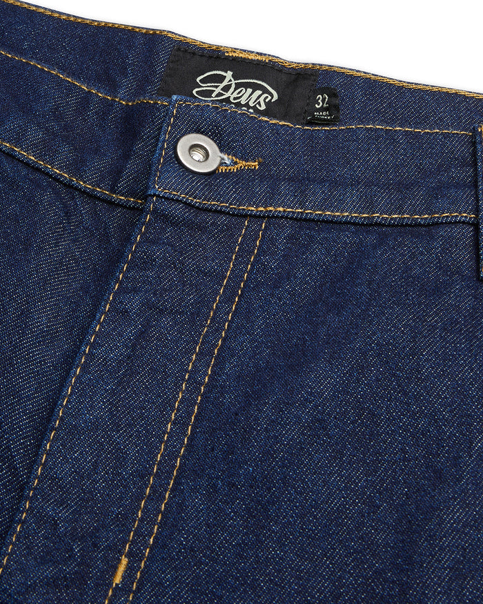 Shawn Workwear Jean - Dry Indigo, view 7|Flatlay