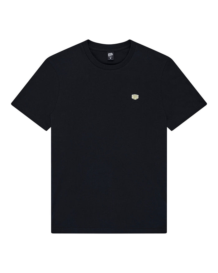 Shield Standard Tee - Black, view 3|Flatlay
