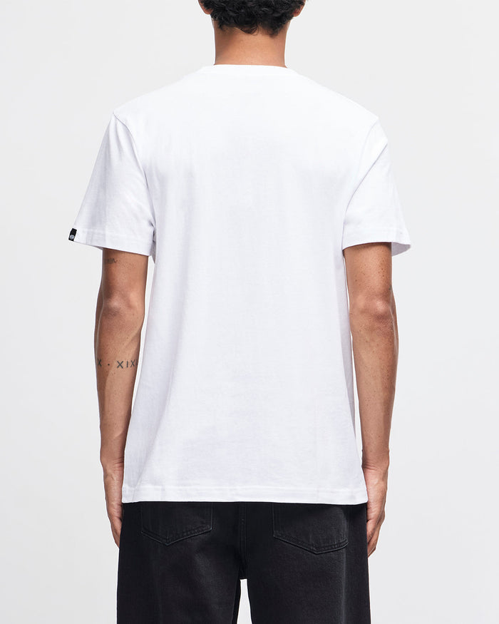 Shield Tee - White, view 2|Model