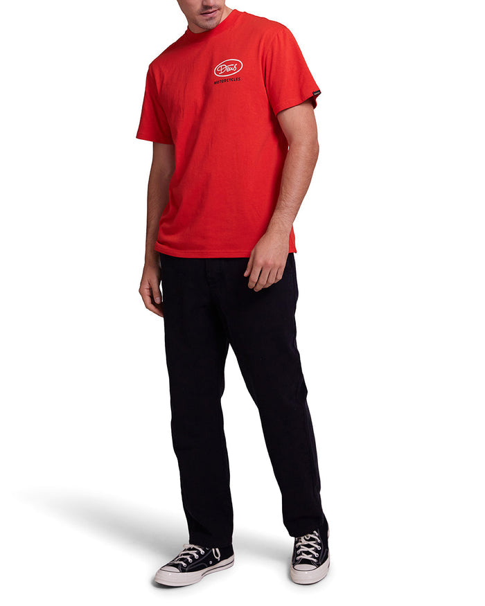Shimmy Tee - Mandarin Red, view 3|Model