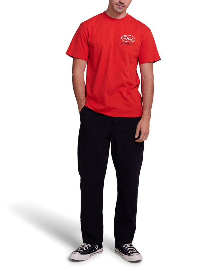 Shimmy Tee - Mandarin Red, view 4|Model
