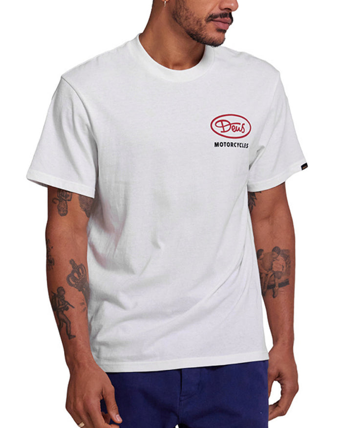 Shimmy Tee - Vintage White, view 1|Model