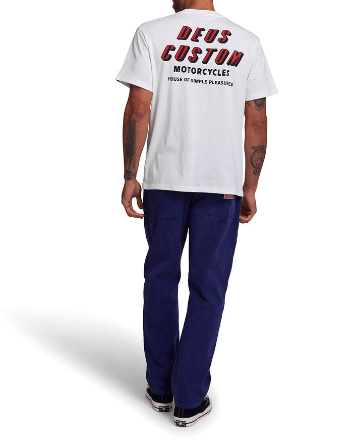 Shimmy Tee - Vintage White, view 2|Model