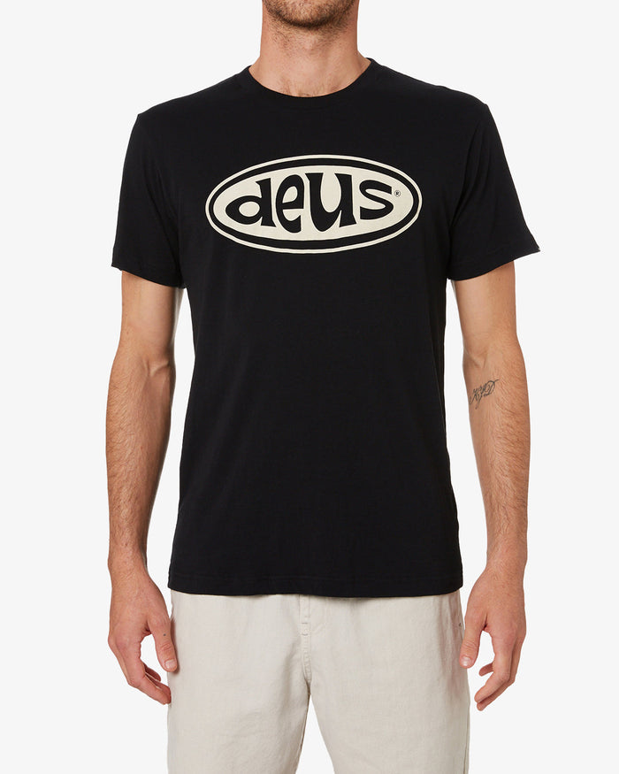 Shiner Tee (Regular Fit) - Black, view 1|Model