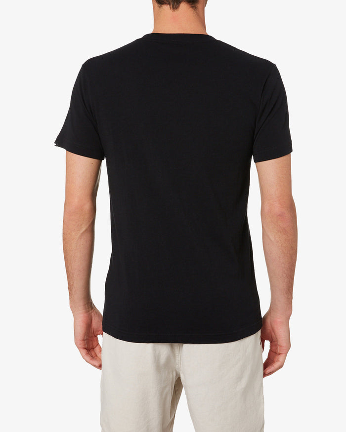 Shiner Tee (Regular Fit) - Black, view 2|Model