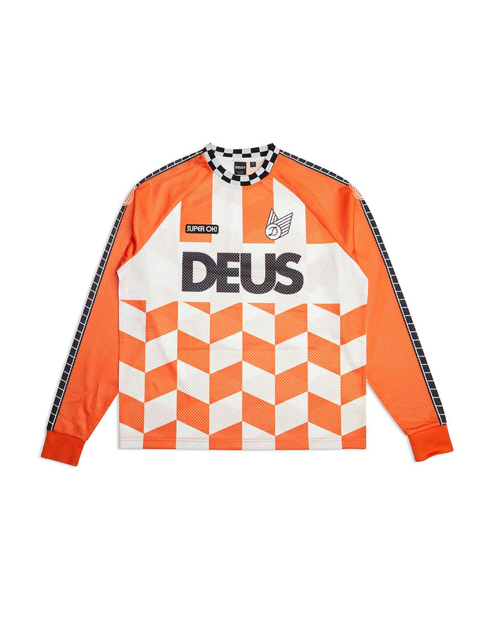 Sidetrack Moto Jersey - Golden Poppy, view 5|Flatlay