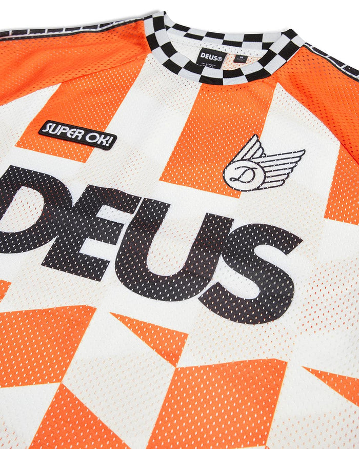 Sidetrack Moto Jersey - Golden Poppy, view 7|Flatlay