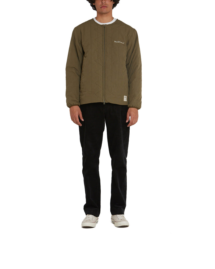 Sierra Liner Jacket - Olive, view 4|Model