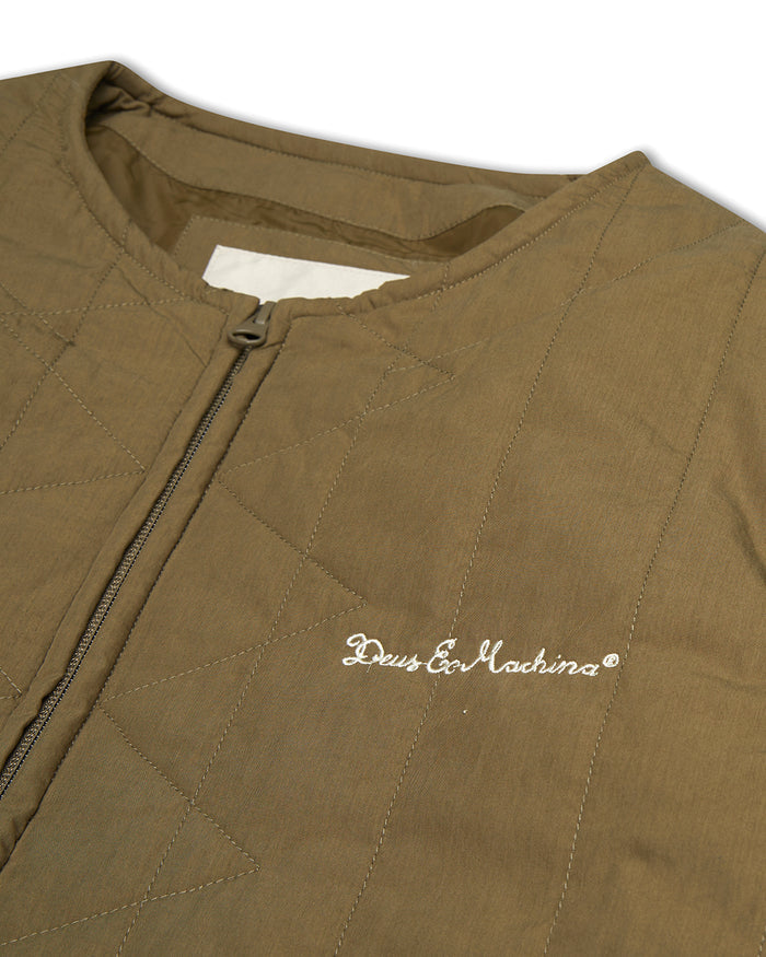 Sierra Liner Jacket - Olive, view 7|Flatlay