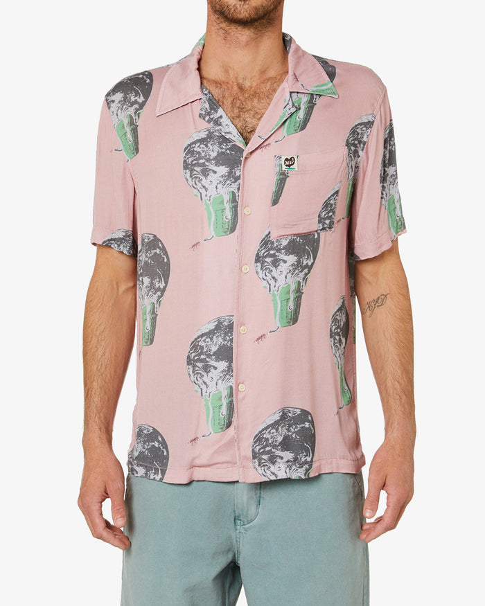 Single Scoop Short Sleeve Shirt - Pink, view 1