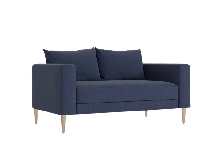 [Midnight Upcycled Poly | Loveseat Cushion]