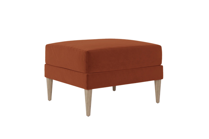 Amber Recycled Velvet / Ottoman