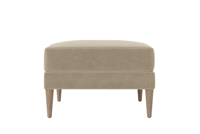 Cashew Recycled Velvet / Ottoman