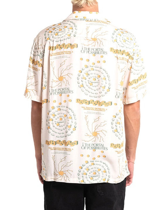 Smithson Short Sleeve Shirt - Dirty White, view 2|Model