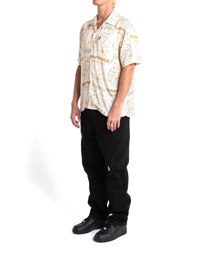 Smithson Short Sleeve Shirt - Dirty White, view 3|Model