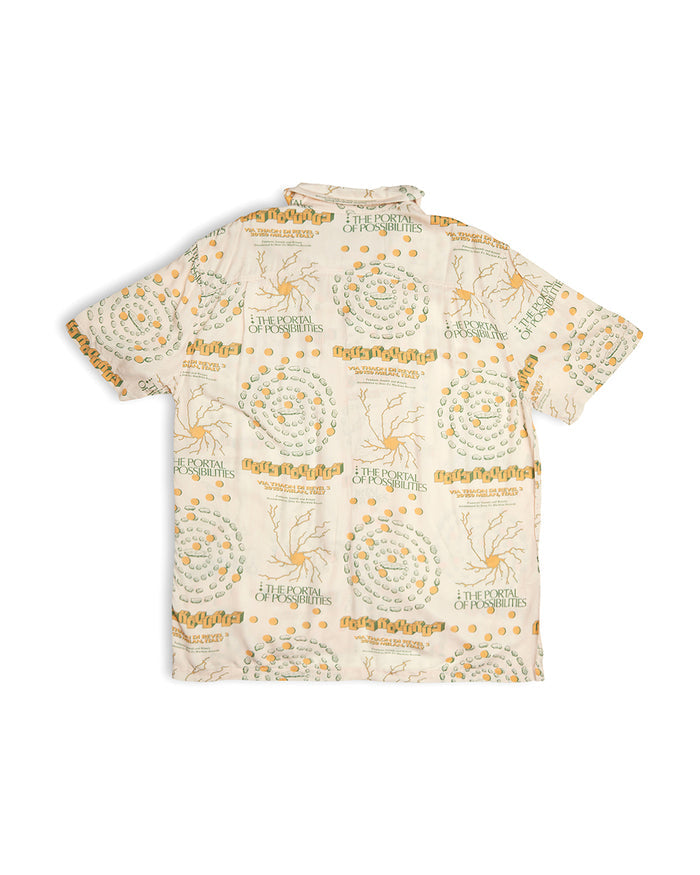 Smithson Short Sleeve Shirt - Dirty White, view 5|Flatlay