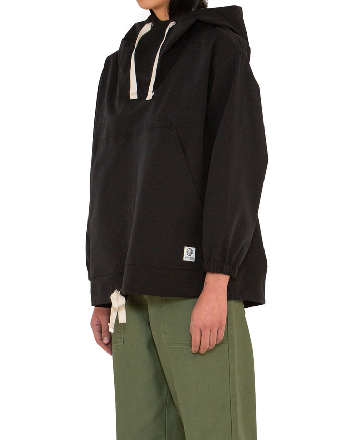 Smock Jacket (Relaxed Fit) - Black, view 3|Model