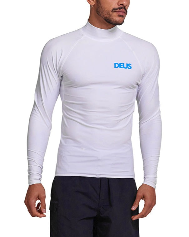 Snake Rash Top - White, view 1|Model