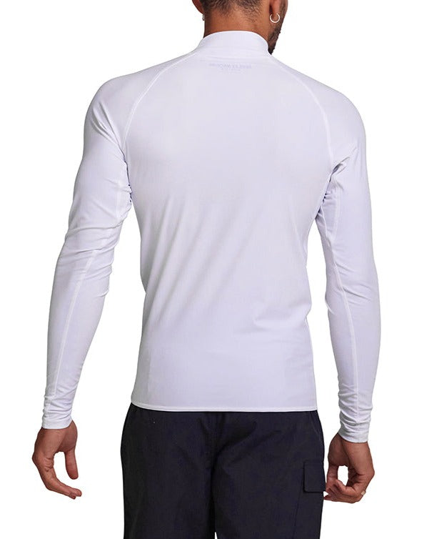 Snake Rash Top - White, view 2|Model