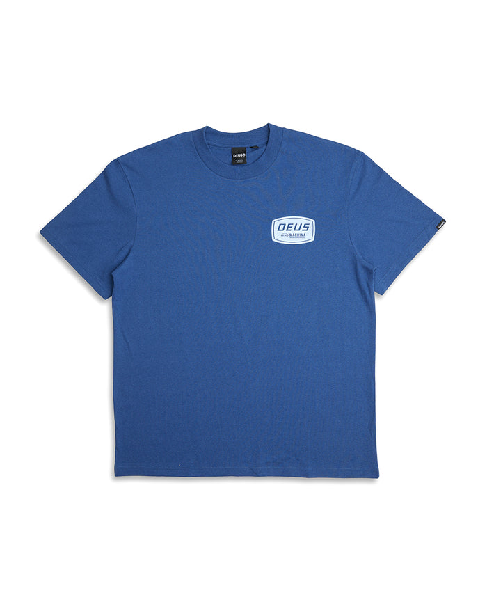 Splinter Tee - Dusty Blue, view 4|Flatlay