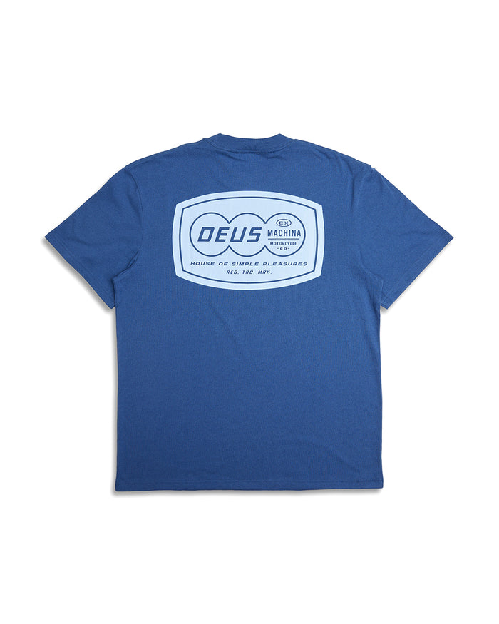 Splinter Tee - Dusty Blue, view 5|Flatlay