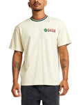 Splits Tee - Dirty White, view 1|Model
