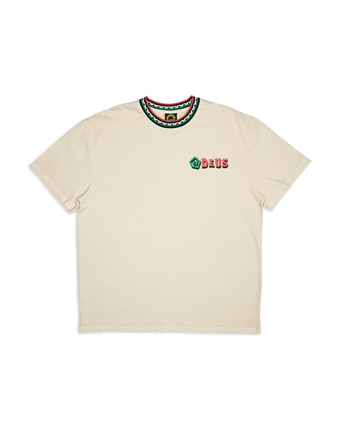 Splits Tee - Dirty White, view 4|Flatlay