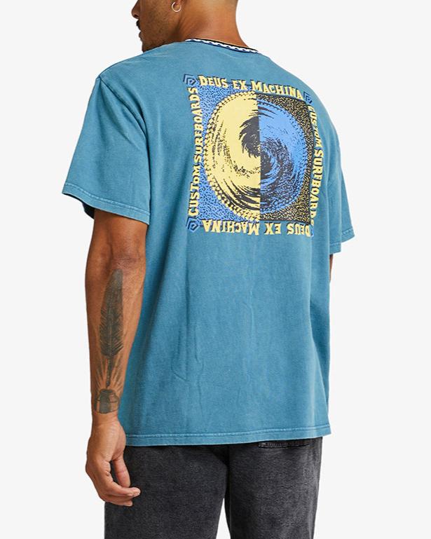 Splits Tee - Ocean, view 2|Model