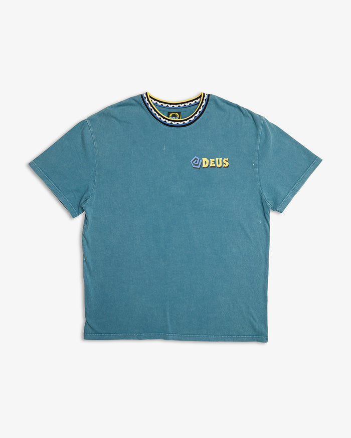 Splits Tee - Ocean, view 4|Flatlay