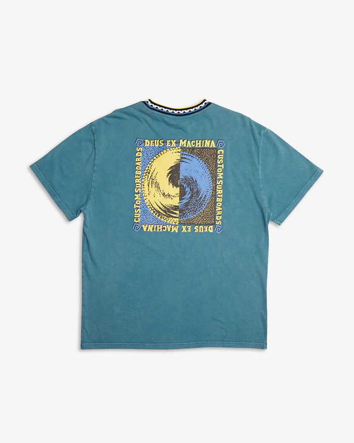 Splits Tee - Ocean, view 5|Flatlay