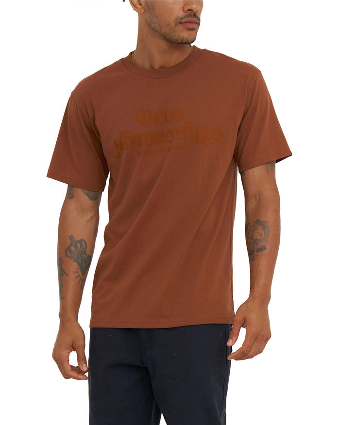Spurs Tee - Tan, view 1|Model