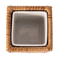 Square Tumbler with Ceramic Insert - Brown