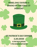 St. Patrick’s Dinner with Dining on the Edge CT
