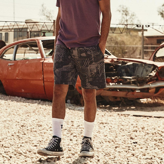 Stackwaddy Beach Short - Plum Grey, view 4