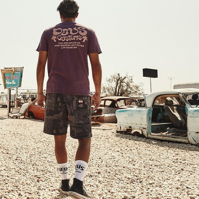 Stackwaddy Beach Short - Plum Grey, view 6
