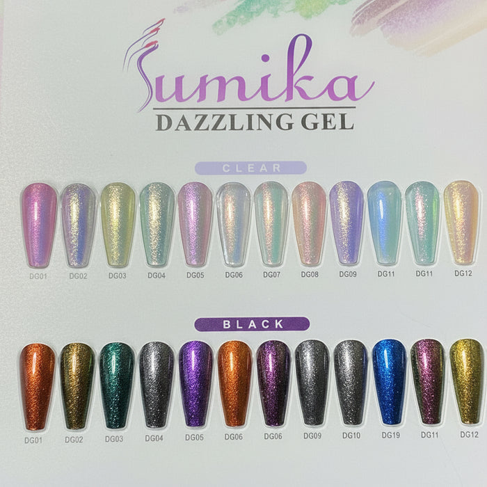 Sumika Dazzling Gel | Hologram gel - Angelina Nail Supply NYC