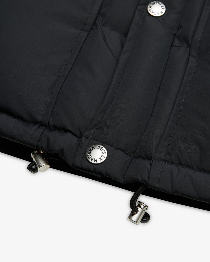 Summit Puffer Jacket - Black, view 6|Flatlay