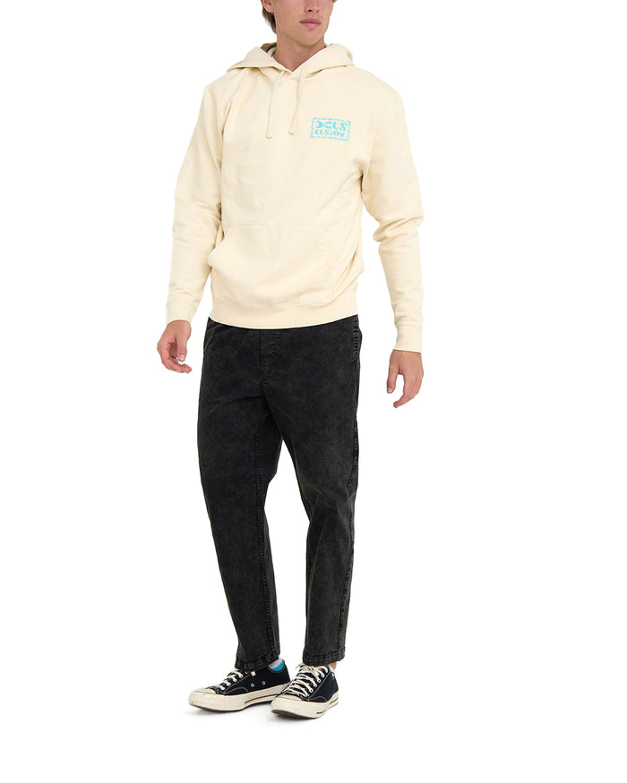 Sunblock Acid Hoodie - Dirty White, view 3|Model