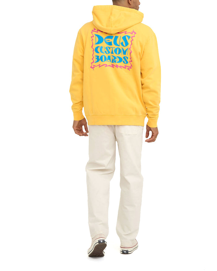 Sunblock Acid Hoodie - Lemon Chrome, view 2|Model