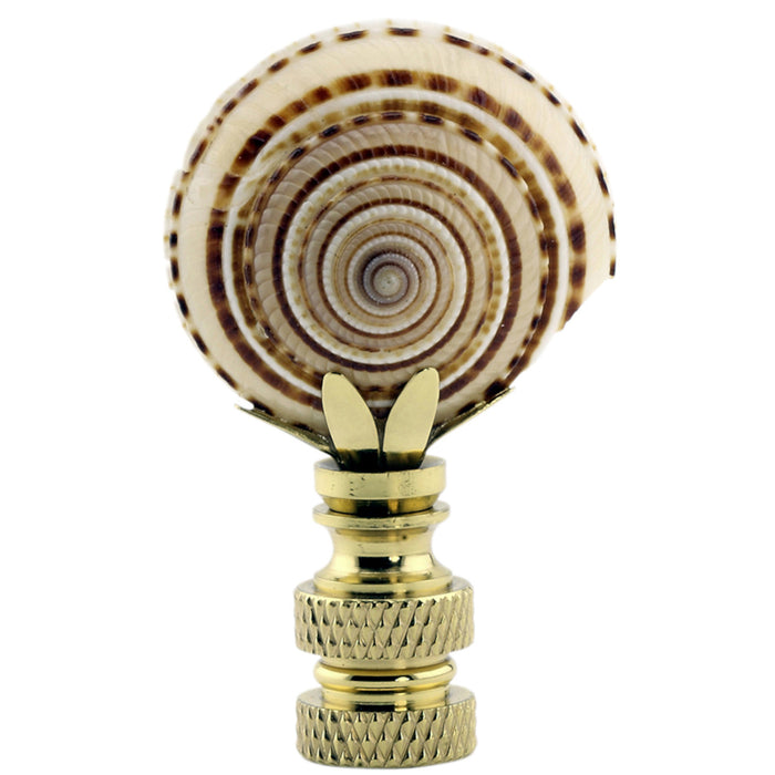 SUNDIAL SHELL Finial - Polished Base